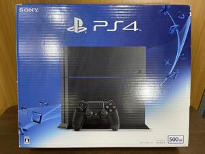 25) PlayStation4 ジェット・ブラック 500GB CUH-1200A B01 PS4 プレイステーション4 【印刷物・モノラルヘッドセット 欠品】