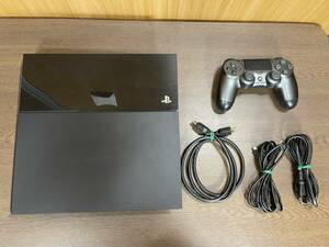 25)) PlayStation4 500GB CUH-1000A PS4 プレイステーション4 【欠品有り コントローラー スチールブラック HDMI社外製】