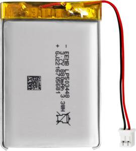 503448 (880mAh) EEMBリチウムポリマー電池3.7 V 880 mAh 503448 Lipo充電可能電池パック付