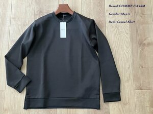  new goods COMME CA ISM MEN Comme Ca Ism fan comb .naru jersey pull over 05 black M size 99CE51 regular price 3,900 jpy 