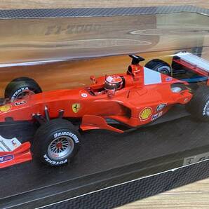 ８４ 未開封 Hot Wheels ホットウィール レーシング 1/18 FERRARI フェラーリ F1-2000 #3 M.シューマッハ 26737の画像2