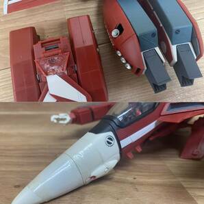 ９１ 現状品 やまと 1/48 超時空要塞マクロス VF-1J スーパーバルキリー ミリア・ファリーナ・ジーナス機 スーパーパーツDXセットの画像5