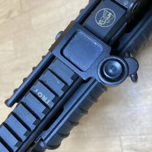 程度良 GHK AK105 フルカスタム TROYパーツ ガスブローバック ライフル Trijicoｎ ＭＲＯ スコープ付の画像8