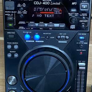 美品 Pioneer/パイオニア DJ用 CDプレーヤー CDJ-400-K Limited 2台/DJM-400-K ミキサー セットで 限定モデル 2009年製の画像3