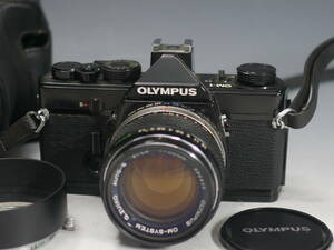 ◆OLYMPUS【OM-1】ブラック+【G.ZUIKO AUTO-S 1:1.4 f=50mm】USED品 オリンパス