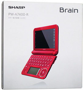 ^^SHARP made # computerized dictionary Brain PW-A7400-R# red * with translation * new goods 