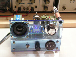 ..6EH8 vacuum tube radio basis board ( reflex + reproduction ) p.c.b : RK-193