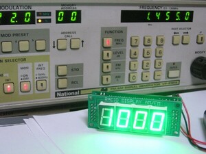  radio for frequency counter kit.MW+FM. SANYO LC7265( green ).RK-03 kit. noise source . if not display vessel 