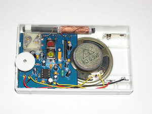 三洋　LA1600　のスーパーラジオ基板 ：「自作ラジオを市販ケースにいれよう」 RK-136