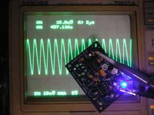  Pro duct inspection wave basis board kit. Fosc=456.5kHz. 7MHz LSB : RK-177