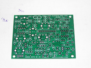  height cycle increase width attaching double super basis board (HF~air band direction ).50MHz receiver (k Rico n+LA1600). BFO on board:RK-60