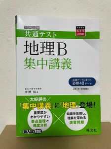 旺文社 集中講義 地理B LECTURE 大学受験 大学入学共通テスト 別冊付