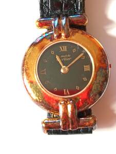  with defect original silver? Cartier( Cartier ). Must ko Rize wristwatch antique Vintage 