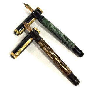1 jpy pelican fountain pen 14C 585 character width F tail plug rotation . go in type other character width HM. ink none stationery total 2 point set present condition goods 