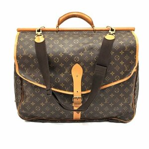 1円 ルイヴィトン モノグラム サック シャス M41140 2WAY ショルダーバッグ ブラウン トラベルバッグ LOUIS VUITTON