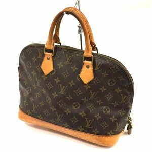 ルイヴィトン モノグラム アルマPM M51130 ハンドバッグ PVCレザー カバン パドロック付き LOUIS VUITTON QR054-27