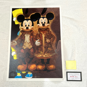 DEATH NYC ミッキーマウス シンプソンズ GUCCI グッチ Dismaland 世界限定100枚 ポップアート アートポスター 現代アート KAWS Banksy