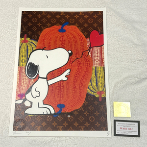  worldwide limitation 100 sheets DEATH NYC Snoopy SNOOPY Vuitton LOUISVUITTON. interval . raw south . pop art art poster present-day art KAWS Banksy