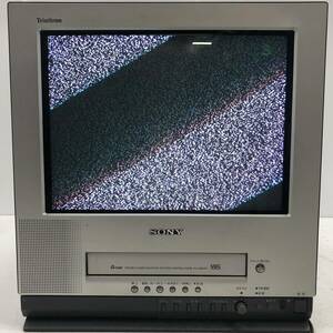 I ☆通電確認済み☆ SONY ソニー ダブルチューナー ブラウン管 テレビ 1999年製 KV-14MVF1 カラーテレビ VHS レトロ 簡易清掃済み