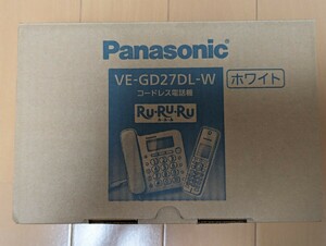 コードレス電話機 VE-GD27DL（子機1台・ホワイト）