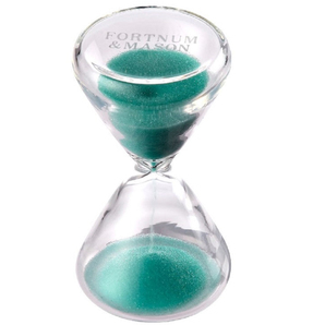 【特価 匿名 送料無料】Fortnum & Mason フォートナム＆メイソン 3分 ナイルの水色 グラス ティータイマー F&M 砂時計 の画像2