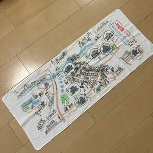 ガーゼタオル　七福神めぐり　柴又名所　絵図