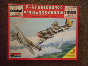 モノグラム　1/48　P-47　レイザーバック　＆　Do335　アロー