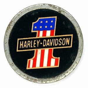 ハーレー ナンバーワン ピンバッジ Harley Davidson #1 Pin ハーレーダビッドソン バイカー ピンズ HARLEY-DAVIDSON AMF Pins No1 No,1