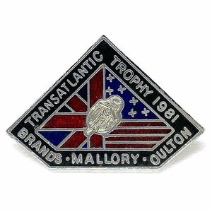 １９８１ トランスアトランティック トロフィー ビンテージ ピンバッジ 1981 TRANSATLANTIC TROPHY Vintage Pin