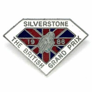 １９８６ ザ・ブリティッシュ・グランプリ ビンテージ ピンバッジ 1986 THE BRITISH GRAND PRIX Vintage Pin