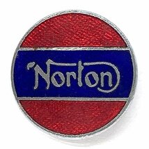 ノートン ビンテージ ピンバッジ Norton Vintage Pin 英車 バイク バイカー カフェレーサー Cafe Racer_画像1