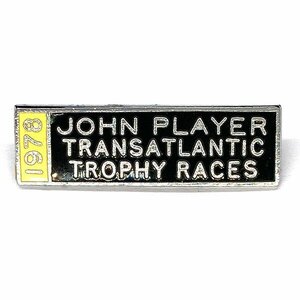 ジョン・プレイヤー １９７８ ピンバッジ John Player TRANSATLANTIC TROPHY RACES 1978 Pin Biker Pins JPS