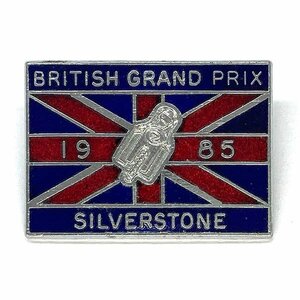 １９８５ ブリティッシュ・グランプリ シルバーストーン ビンテージ ピンバッジ 1985 BRITISH GRAND PRIX SILVERSTONE Vintage Pin