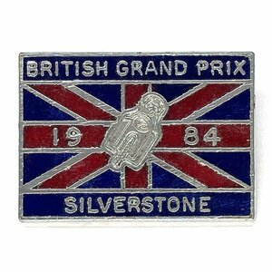 １９８４ ブリティッシュ・グランプリ シルバーストーン ビンテージ ピンバッジ 1984 BRITISH GRAND PRIX SILVERSTONE Vintage Pin