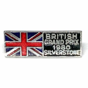 １９８０ ブリティッシュ・グランプリ シルバーストーン ビンテージ ピンバッジ 1980 BRITISH GRAND PRIX SILVERSTONE Vintage Pin