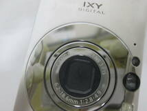 【0517n S10319】Canon IXY DIGITAL 25IS PC1262 キャノン コンパクトデジタルカメラ シルバー バッテリー/充電器/コード/取説付き_画像3