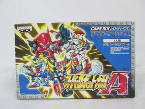 [0530h F10723] Game Boy Advance "Super-Robot Great War" A box * manual * post card attaching BANPRESTO retro game operation not yet verification 