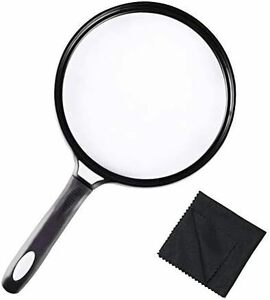  black outer diameter 140mm black TSfactory big magnifier insect glasses magnifying glass experiment reading material simple in stock magnifier outer diameter 14