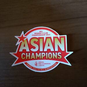 浦和レッズレディース ACL 優勝 記念 ステッカー ASIAN CHAMPIONS シール