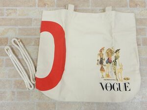 未使用品! VOGUE/ヴォーグ ジャパン 付録 キャンパス ビッグトートバッグ ◯ 【7752y1】