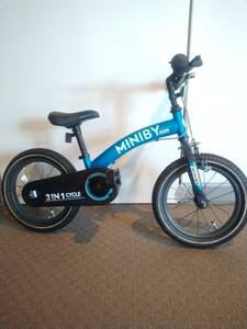 Miniby*14inch детский велосипед * использование месяц * самовывоз * пассажирский колесо * -тактный rider 
