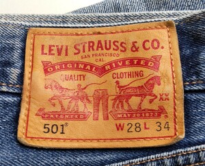 ★ Levis リーバイス 501 Ｗ28 Ｌ34 ★