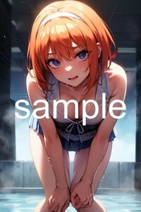 【高画質】五等分の花嫁 中野四葉 A4サイズポスター 美少女 アニメ イラストアート セクシー グラビア YotsubaN048