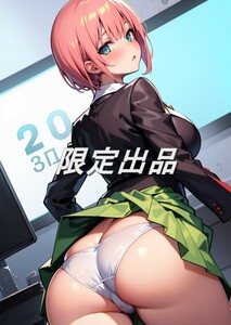 【限定1点】【高画質】五等分の花嫁 一花 二乃 三玖 四葉 五月 漫画 同人 コスプレ ポスターA4 アニメ イラストWN001