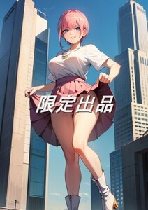 【限定1点】【高画質】五等分の花嫁 中野一花 A4サイズポスター 美少女 アニメ イラストアート セクシー グラビア IchikaN010