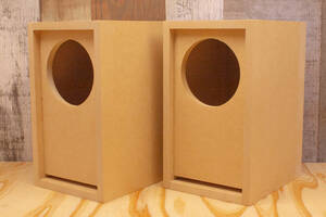 【9M2010JLC】 9mm厚 MDF ブックシェルフ形状 バッフル板奥配置 前面スリットバスレフ型 エンクロージャー 組立 キット