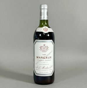  【未開栓】現状　CHATEAU MARGAUX シャトー・マルゴー 1983 ジェジェ　モルチェ　JJ　Mortier　赤 ワイン 750ml A200