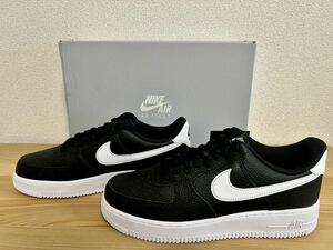 NIKE ナイキ エア フォース 1 '07 27.5㎝ （WMNS28.0）新品 ブラック/ホワイト SNK1202