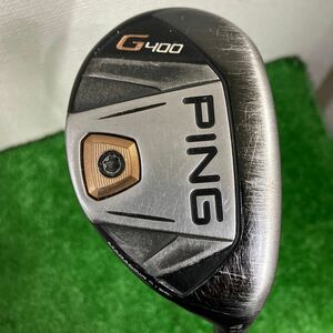 【凹みあり】PING G400 ユーティリティ４番　22° 【シャフト】PING TOUR85 フレックスS