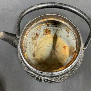 R1268【 鉄瓶 ２点 まとめて！】急須 セット 鉄製 茶器 茶道具 煎茶道具 レトロ アンティーク 保管品の画像8